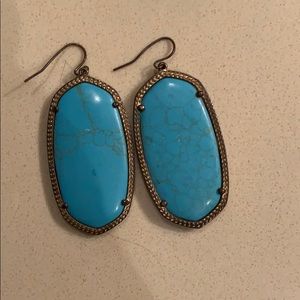Turquoise Kendra Scott Danielle earrings